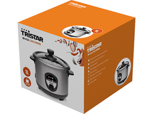 Charger l&#39;image dans la galerie, Boîte de cuiseur à riz avec image et texte, fond orange.
