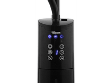 Charger l&#39;image dans la galerie, Panneau de commande de ventilateur Tristar noir. Il comporte plusieurs boutons avec différents symboles et un affichage numérique indiquant &quot;1&quot;.
