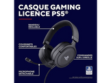 TRUST Casque gamer filaire GXT498 Forta Licence officielle PS5 Éco Matériau Noir Casque gamer Noir
