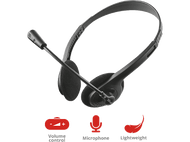 TRUST Casque micro PC Primo (21665)