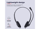 TRUST Casque micro PC Primo Microphone flexible Noir (21665)
