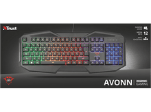 Charger l&#39;image dans la galerie, TRUST Clavier gamer GXT 830-RW AVONN AZERTY (22518)
