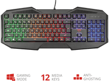 Charger l&#39;image dans la galerie, TRUST Clavier gamer GXT 830-RW AVONN AZERTY (22518)
