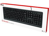 TRUST Clavier Primo AZERTY Noir (24143)