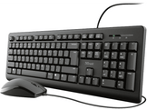TRUST Clavier sans fil + souris Primo AZERTY Noir (23987)
