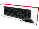 TRUST Clavier sans fil + souris Primo AZERTY Noir (23987)