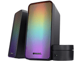 TRUST Haut-parleurs PC GXT 611 Wezz Pulsation Éclairage RGB Noir (24587)
