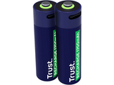 TRUST Piles rechargeables AA 1 700 mAh USB-C 2 pièces (25584)