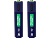 TRUST Piles rechargeables AAA 500 mAh USB-C 2 pièces (25585)