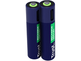 TRUST Piles rechargeables AAA 500 mAh USB-C 2 pièces (25585)