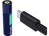 TRUST Piles rechargeables AAA 500 mAh USB-C 2 pièces (25585)