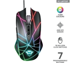 TRUST Souris gaming GXT 160X Ture RGB Noir (23797)