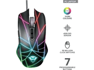 TRUST Souris gaming GXT 160X Ture RGB Noir (23797)