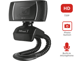 TRUST Webcam Trino HD 720p Noir (18679) Webcam