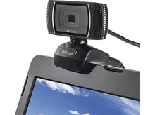 Charger l&#39;image dans la galerie, TRUST Webcam Trino HD 720p Noir (18679) Webcam
