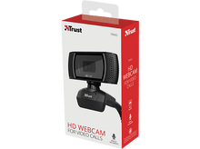 Charger l&#39;image dans la galerie, TRUST Webcam Trino HD 720p Noir (18679) Webcam
