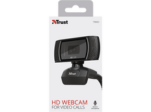 Charger l&#39;image dans la galerie, TRUST Webcam Trino HD 720p Noir (18679) Webcam
