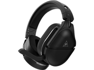 Casque de jeu Turtle Beach noir avec microphone.