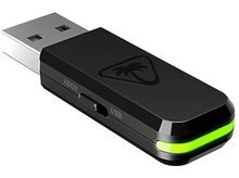 Charger l&#39;image dans la galerie, Dongle USB noir pour Xbox. Lumière verte et interrupteur sur le côté. Xbox et USB marqués.
