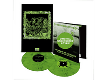 Charger l&#39;image dans la galerie, Pochette d&#39;album avec art de squelette vert, disques vinyles verts. Texte : Type O Negative, The Origin of the Feces.
