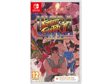 Charger l&#39;image dans la galerie, Boîtier de jeu Nintendo Switch : Personnages se battant. Texte : Ultra Street Fighter II.
