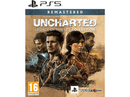 Couverture du jeu : Uncharted: Legacy of Thieves Collection. Des visages de personnes sont sur la couverture.