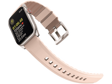 Charger l&#39;image dans la galerie, UNIQ Bracelet Apple Watch 38/40/41 mm Linus Airosoft Silicone Rose (UNIQ-41MM-LINUSPNK)
