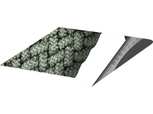 Charger l&#39;image dans la galerie, Gros plan sur le bracelet et le corps d&#39;une smartwatch. Le bracelet est tissé en vert.
