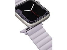 Charger l&#39;image dans la galerie, UNIQ Bracelet Apple Watch 42/44/45/49 mm Revix Magnetique Mauve (UNIQ-45MM-REVLILWHT)
