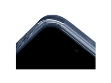 Charger l&#39;image dans la galerie, Gros plan sur un coin d&#39;étui de téléphone bleu, montrant le bord et l&#39;écran du téléphone.
