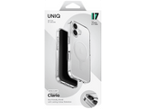 UNIQ iPhone 17 Case Clario MagSafe Clear Étui de téléphone pour Apple iPhone 17 Transparent