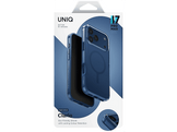 UNIQ iPhone 17 Pro MAX Case Clario MagSafe Blue Étui de téléphone pour Apple iPhone 17 Pro Max Bleu