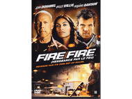 Couverture DVD de Fire with Fire : Bruce Willis, Rosario Dawson, Josh Duhamel et un homme.
