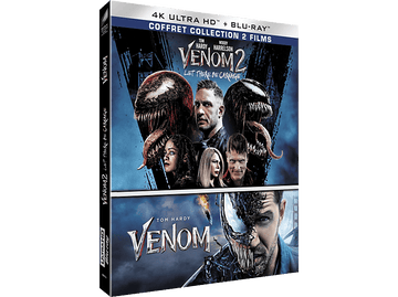 Couverture du film : Venom 2 Let There Be Carnage. Tom Hardy, Woody Harrelson et d'autres acteurs sont présentés.