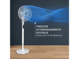 Ventilateur sur pied Turbo Silence Extreme + - Ventilateur sur pied - 40 cm - 16 snelheden - Blanc