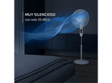 Ventilateur sur pied Turbo Silence - Ventilateur sur pied - 40 cm - 8 snelheden - Blanc