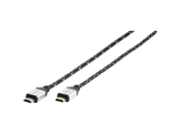 VIVANCO Câble HDMI 2.0 ARC, M-M, nylon, 4K, 2 m Noir