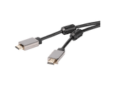 VIVANCO Câble HDMI Premium ARC, M-M, doré, 4K/60 Hz, 1 m, noir