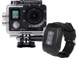 VIZU Actioncam X8S + Montre télécommande Caméra sport Noir