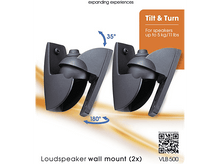 Charger l&#39;image dans la galerie, VOGELS Support enceinte VLB 500 (2 pieces) Noir (8105000)
