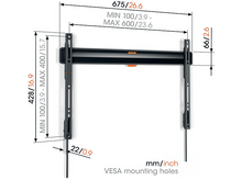 Charger l&#39;image dans la galerie, VOGELS Support mural Fixed 40&quot; - 100&quot; (TVM 3605)
