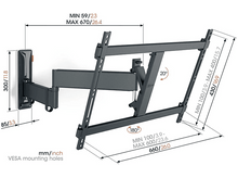 Charger l&#39;image dans la galerie, VOGELS Support mural Full Motion+ 40&quot; - 77&quot; Noir (TVM 3645)
