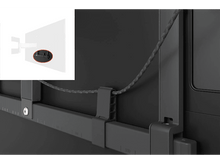 Charger l&#39;image dans la galerie, Vue rapprochée, des clips de gestion de câbles maintiennent les câbles.
