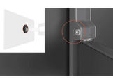 VOGELS Support mural Orientable 55"-100" Noir (TVM 5845)