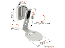 Charger l&#39;image dans la galerie, VOGELS Support mural pour enceinte Sonos Era 100 Blanc (SWM 4111)
