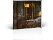 Charger l&#39;image dans la galerie, Pochette de l&#39;album &#39;God of Angels Trust&#39; de Volbeat, avec un lit et une chèvre.
