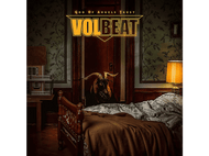 Pochette d'album : titre Volbeat en or, une figure à tête de chèvre dans une pièce sombre.