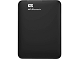 WESTERN DIGITAL Disque dur externe Elements Portable 1 TB Noir (WDBUZG0010BBK-WESN)