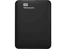 WESTERN DIGITAL Disque dur externe Elements Portable 1 TB Noir (WDBUZG0010BBK-WESN)