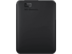 WESTERN DIGITAL Disque dur externe Elements Portable 5 TB Noir (WDBU6Y0050BBK-WESN)